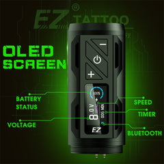 EZ P2S Pro Brushless Motor Directly Drive Wireless Tattoo Machine - EZ TATTOO SUPPLY